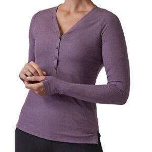 Athleta Purple Uptempo Henley
